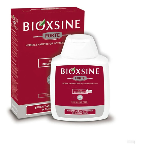 Bioxsine Forte Shampoo Herbal Caída Cabello 300 Ml