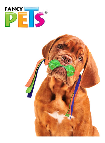 Juguete Para Perro Pesa Con Cintas Color Surtido