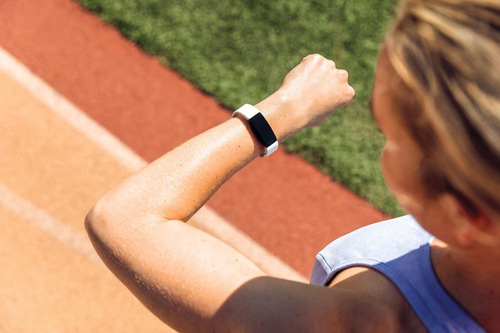 Imagen 2 de 2 de Correa Fitbit Para Inspire Grande Blanca