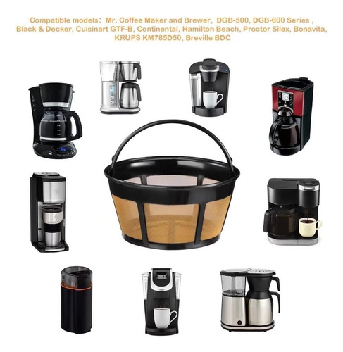Cesta De Filtro De Café, 4 Unidades, Filtros De Café Reutili