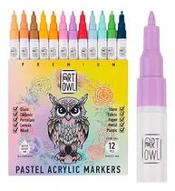 Comprar Marcadores Y Resaltadores De Pintura Acrílica 12 Colores