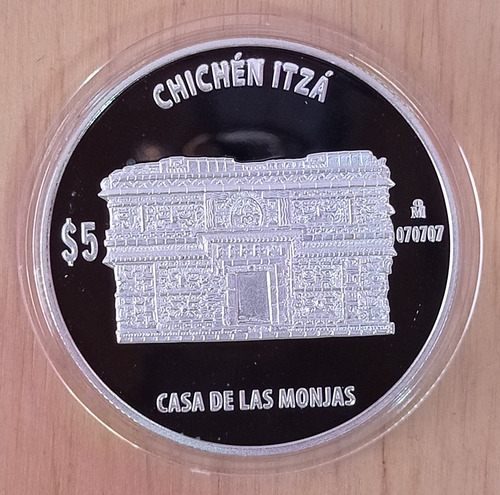 Casa Las Monjas Chichén Itza 1oz Plata Acabado Proof Id:1