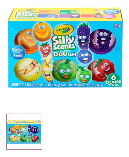 Play-doh Silly Scents  Crayola (6 Unid)