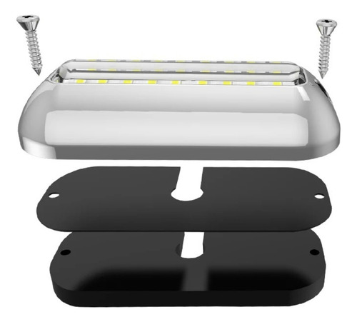 Luz Subaquática 42 Leds 12v 24v Barco Lancha Iate Bem Forte Luz Branca