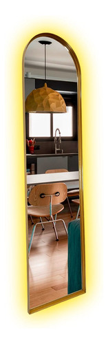 Espelho Decorativo Base Reta 190x70 Com Led Pinterest