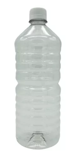Botella Para Agua Cristal 1.5 L Pet Con Tapa 20 Pzs