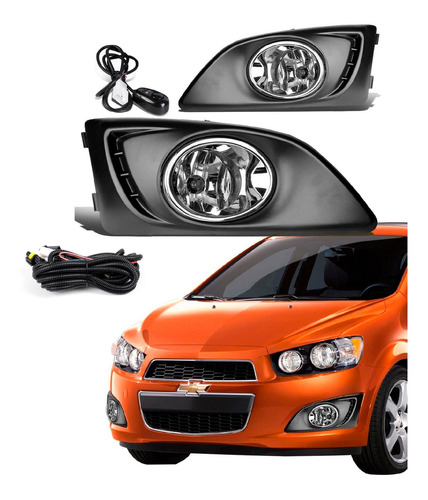 Kit Faros Niebla Sonic 2012 2013 2014 2015 2016 Switch Bisel