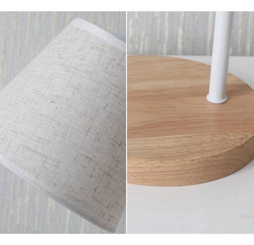 Lámpara De Mesa De Estilo Nórdico Control Remoto Usb Led