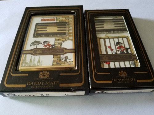 Imagen 6 de 7 de Cigarreras Antiguas Metálica De Bolsillo Dandy-mate Japonesa