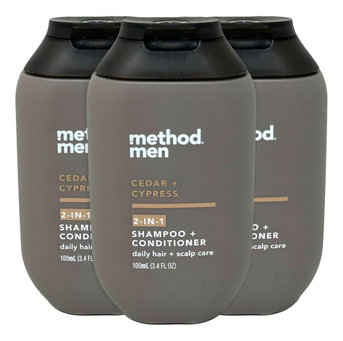 Method Men 2 Em 1 Shampoo Plus Condicionador, Cedro E Cipres