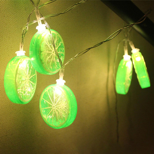 Guirnalda De Luces Led Con Rodajas De Limón, Guirnalda De