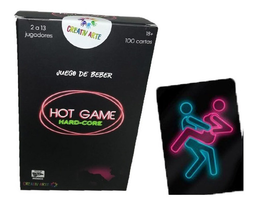 Juego De Bebida Cartas Hardcore Retos