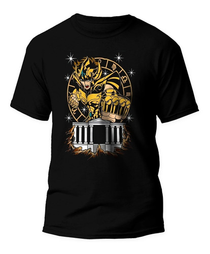 Playera Caballeros Del Zodiaco, Saint Seiya. Aioria De Leo