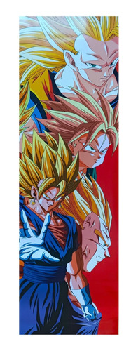 Dragon Ball Z Set D 3 Posters Largos Plastificado Goku 82cm