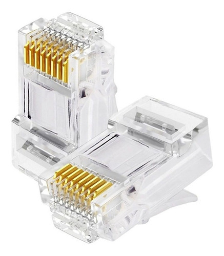 Conectores Rj45 100 Unidades Cat5e