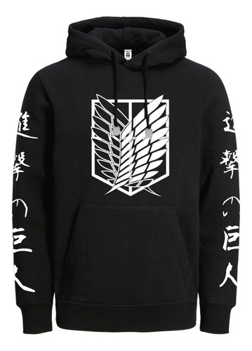 Saco Buso Buzo Hoodies Attack On Titan Adulto