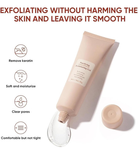 Exfoliante Corporal, 50g Exfoliante Facial, Gel Exfoliante