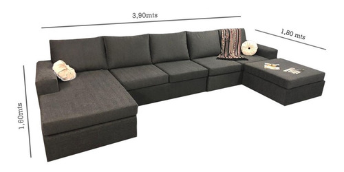 Sillon Napol Esquinero Chenille Premium Dadaa
