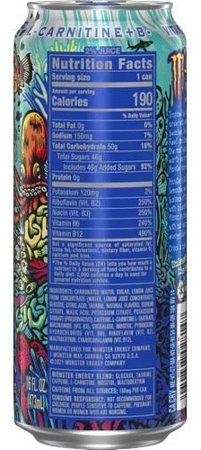 Energético Monster Aussie Lemonade Style 500ml Importado