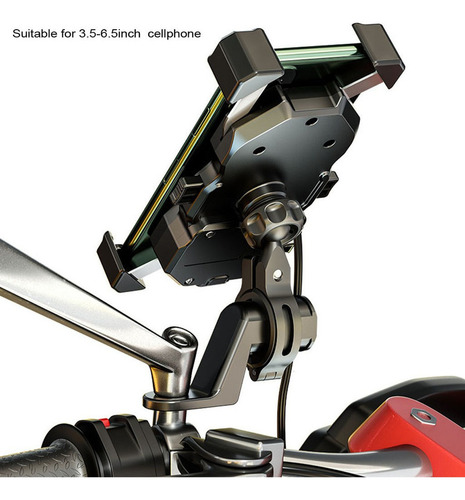 Para Suporte De Carregador Sem Fio 12v Para Motocicleta