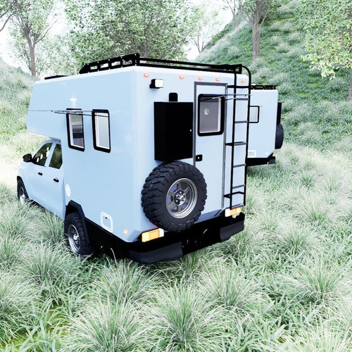 Camper Motorhome Completo Con Camioneta 4x4 Para 4 Personas