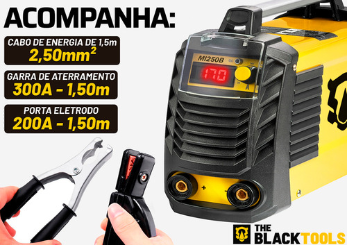 Maquina De Solda Eletrica Inversora Mma Tig Eletrodo Bivolt