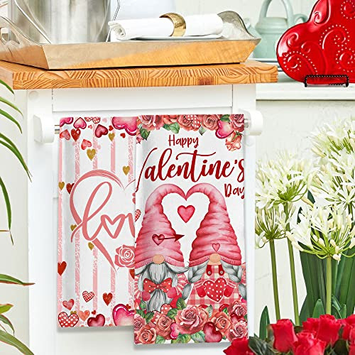 Toallas De Cocina Del Día De San Valentín, Juego De 2 Toalla