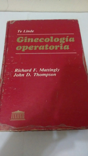 Ginecología Operatoria De Mattlingly Y Thompson (usado)