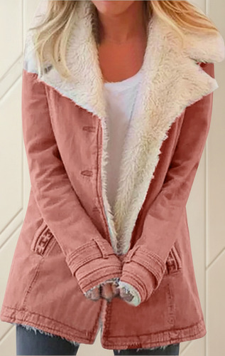Jaqueta Feminina Plus Size, Inverno, Quente, Composta, Moda,