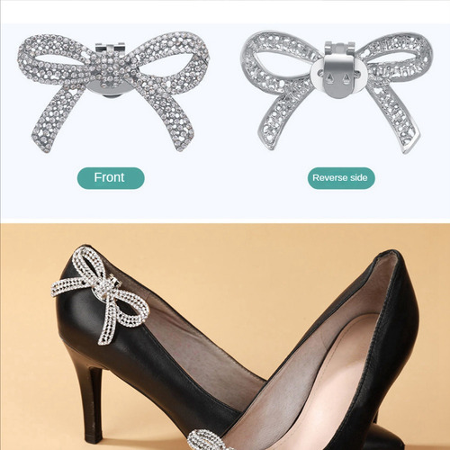 Pinzas De Lazo Con Diamantes De Imitación De Cristal Para Za