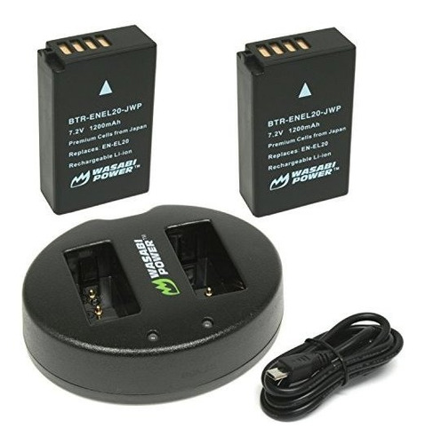 Wasabi Power Battery 2 Pack Y Dual Usb Charger Para Nikon En