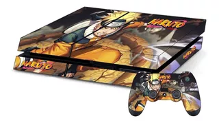 Skin Naruto Playstation Combo Consola + Joystick