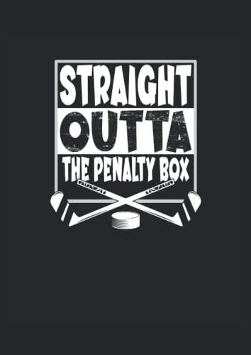 Straight Outta The Penalty Box: Cuaderno De Lineas Forrado D