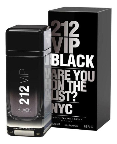 212 Vip Black Carolina Herrera - Perfume Eau De Parfum 100ml