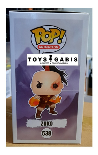 Zuko Figura Avatar The Last Air Bender Funko Animation