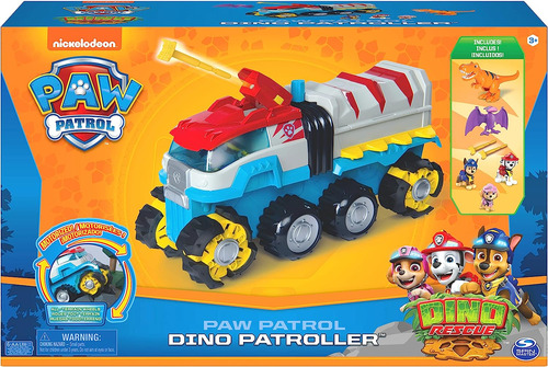 Paw Patrol, Patroller Motorized Vehicle Con 3 Figuras De Acc