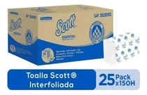 Comprar Toalla Scott Multi-fold Blanca 25 Paquetes De 150 Unidades
