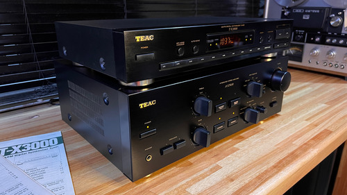 Amplificador Teac A-x5030 + Sintonizador T-x3000!!!! Tbaudio Negro (Usado)