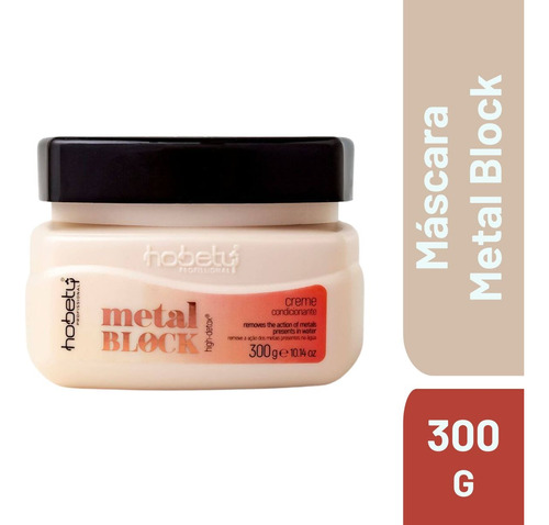 Metal Block Creme Condicionante 300g Hobety