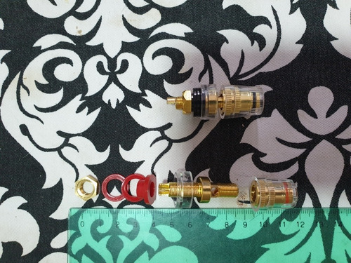Imagen 3 de 4 de Bornera Simil Wbt Hi-end Para Amplificador / Bafle