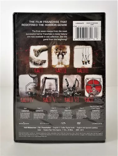 Saw 6: Jogos Mortais - Kevin Greutert - Tobin Bell / Costas Mandylor - DVD  Zona 2 - Compra filmes e DVD na