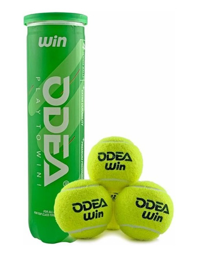 Tarro De Pelotas De Tenis Odea Win All Court X4