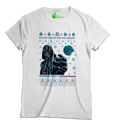 Playera Dart Vader Navideño Ugly T-shirt