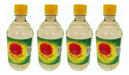 Pack De 4 Licor De Caña El León Dorado 500 Ml