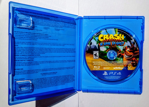 Crash Bandicoot: N. Sane Trilogy Ps4 Físico Impecable! (Usado)