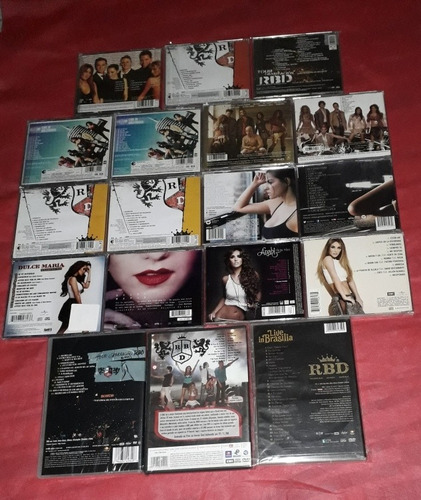 Cd Rbd Rebeldes-celestial 15 Cds 3 Dvds(originais)leia Desc