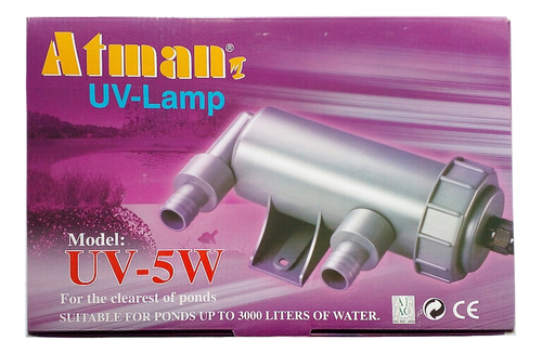 Atman Filtro Uv 5w 220v ( Ultra Violeta ) - Un