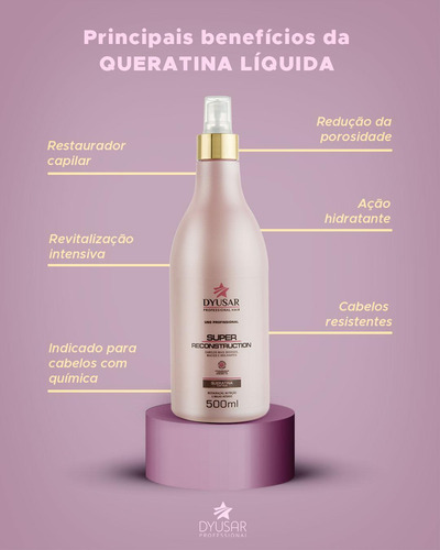 Kit Super Reconstrução E Cauterização Profissional Dyusar