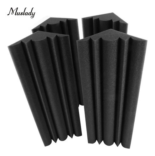 Imagen 4 de 9 de Muslady - Paneles De Espuma Acústica (4 Piezas, 48 X 12 X 12