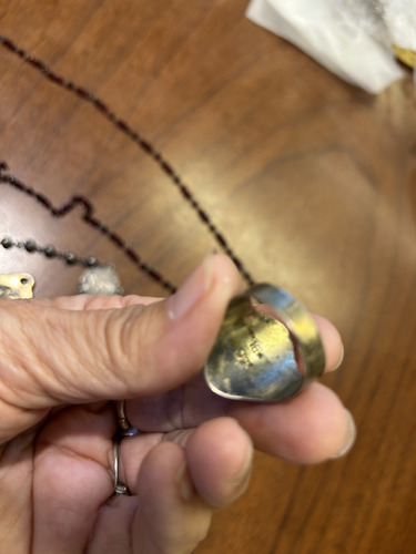 Antiguo Rosario Cristal Incompleto Y Joyas P Restaurar 925 (Usado)